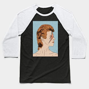 David Bowie - Halftone Baseball T-Shirt